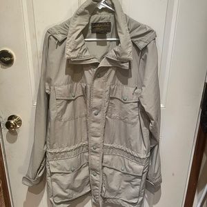 Vintage Men’s Small Hooded Waterproof Jacket